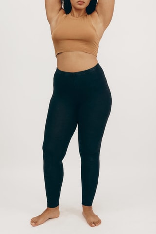 Crop top em algodão biológico - Castanho-claro