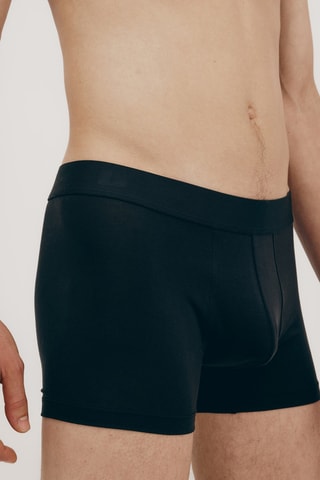 3 boxers - Preto e azul-real