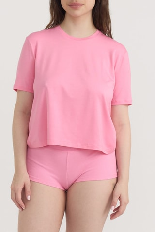 T-shirt boxy - Rosa