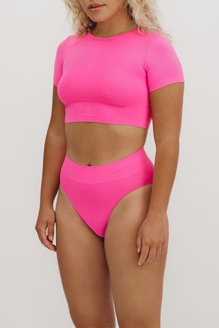 Cueca de cintura subida - Rosa