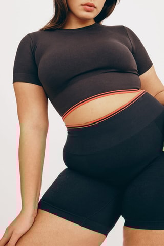 T-shirt cropped - Preto