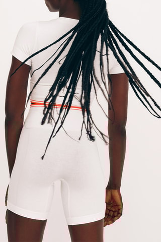 T-shirt cropped - Branco