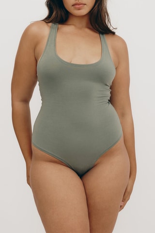 Body-string em algodão biológico - Caqui