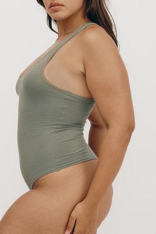 Body-string em algodão biológico - Caqui