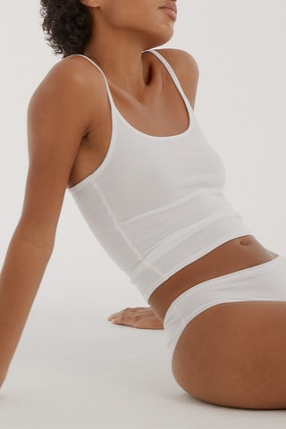 Cueca em algodão biológico - Branco