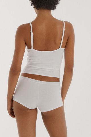 Shorties em algodão biológico - Branco