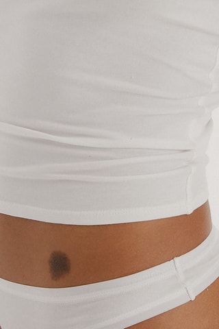 String em algodão biológico - Branco