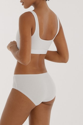 Cueca em algodão biológico - Branco