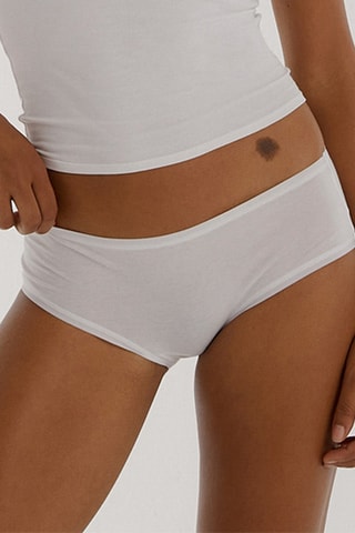 Cueca em algodão biológico - Branco