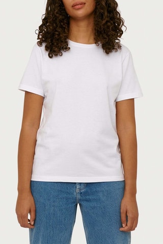 T-shirt em algodão biológico - Branco