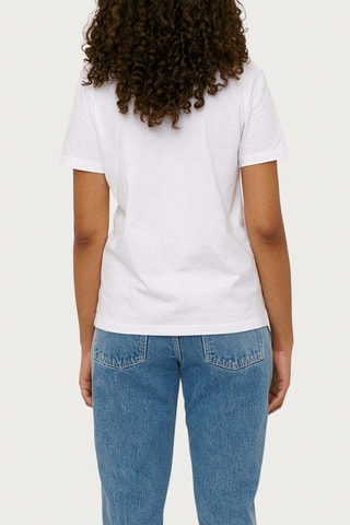 T-shirt em algodão biológico - Branco