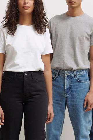 T-shirt em algodão biológico - Branco