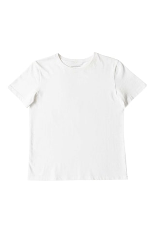 T-shirt em algodão biológico - Branco
