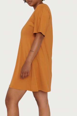 Vestido t-shirt - Mostarda