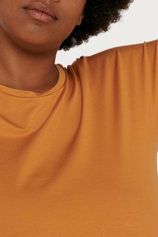 Vestido t-shirt - Mostarda