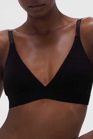 Soutien em algodão biológico - Preto