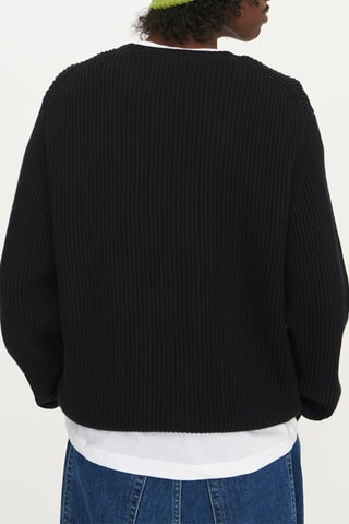 Camisola em algodão biológico - Preto