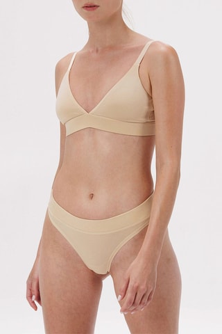 Soutien em algodão biológico - Bege