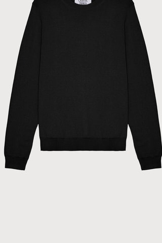 Camisola em algodão biológico - Preto