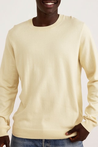 Camisola em algodão biológico - Cru