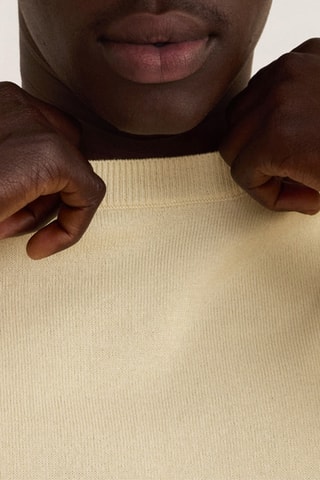 Camisola em algodão biológico - Cru