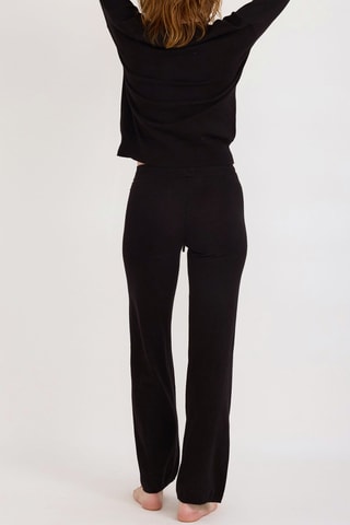 Calças em algodão biológico - Preto