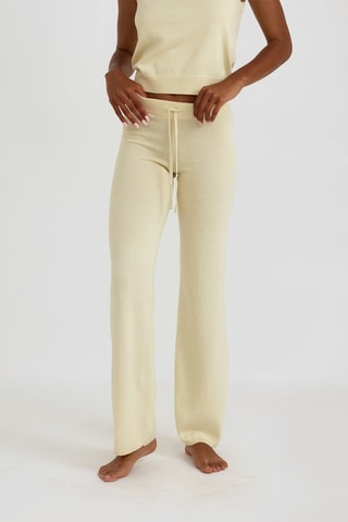 Calças em algodão biológico - Cru