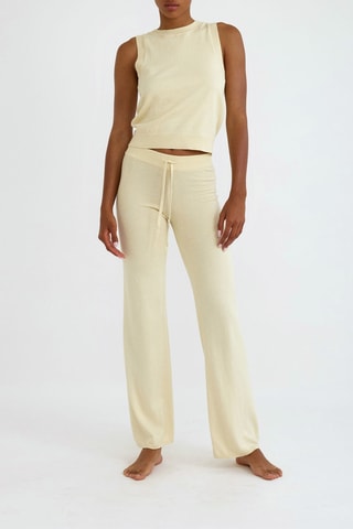 Calças em algodão biológico - Cru