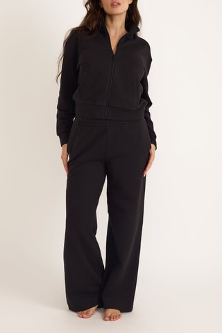 Casaco em algodão biológico - Preto