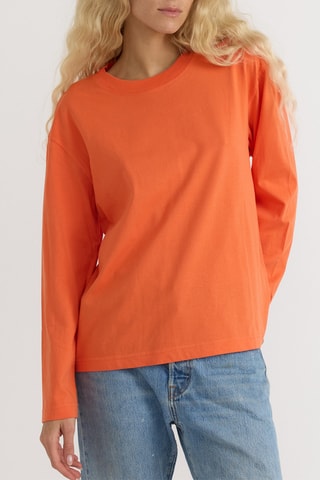 T-shirt em algodão biológico - Laranja