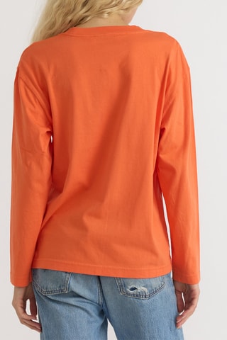 T-shirt em algodão biológico - Laranja