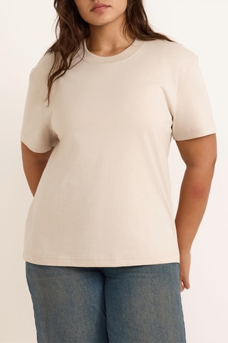 T-shirt em algodão biológico - Cru