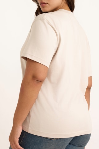 T-shirt em algodão biológico - Cru