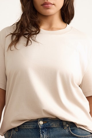 T-shirt em algodão biológico - Cru