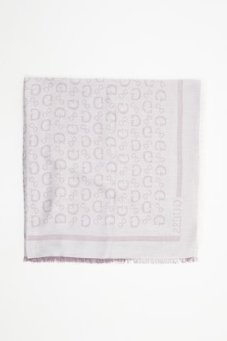 Foulard Kefiah - Bianco e viola