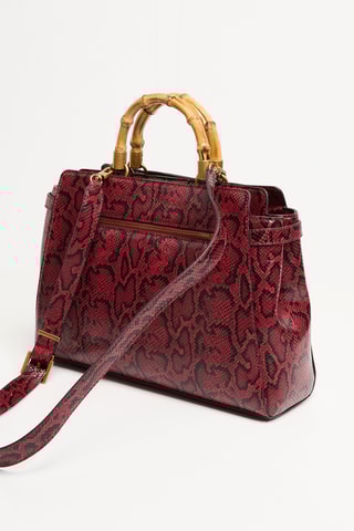 Sac à main Sibel - Rouge et noir