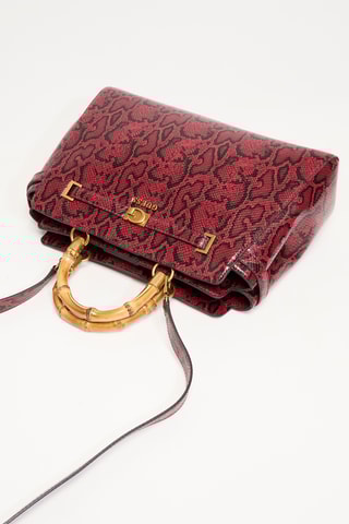 Sac à main Sibel - Rouge et noir