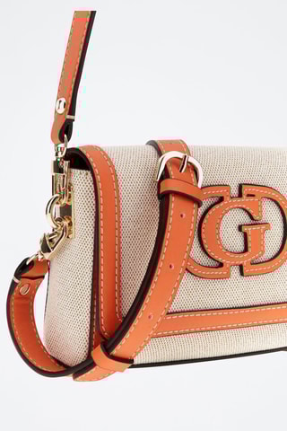 Bandolera Sebina - Beige y naranja