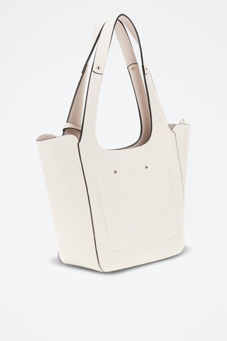 Cabas et pochette Helina - Blanc