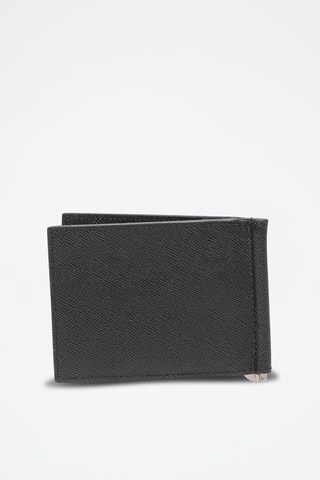 Cartera de piel de cordero - Negro