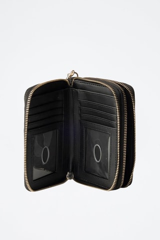 Cartera Laurel - Gris oscuro y negro