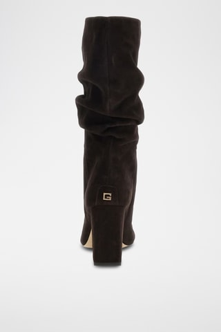 Bottes en nubuck - Marron foncé