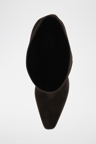 Bottes en nubuck - Marron foncé