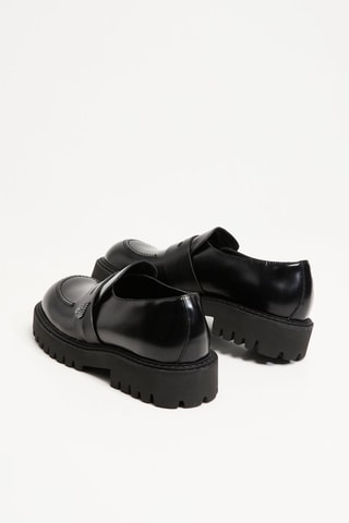 Mocassins en cuir - Noir - EA7