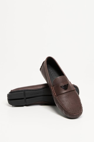 Mocasines de piel - Marrón