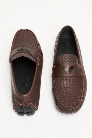 Mocasines de piel - Marrón