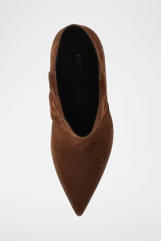 Nubuck Enkellaarzen - Bruin