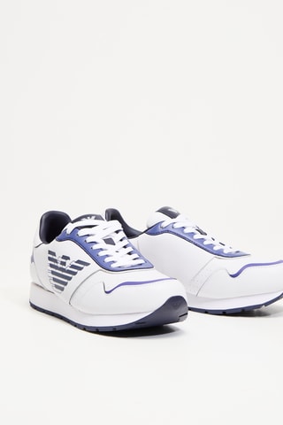 Sapatilhas em couro - Branco - EA7