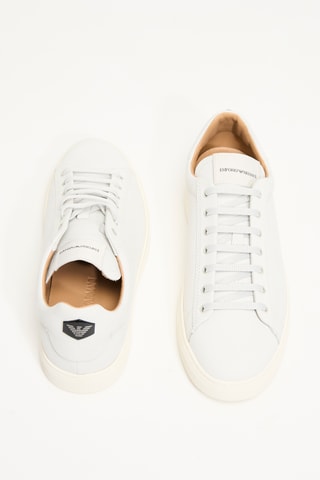 Baskets en cuir de veau - Blanc - EA7