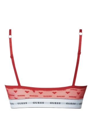 Sujetador y tanga Lisa - Rojo